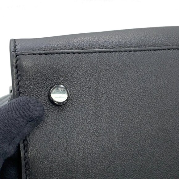 SAINT LAURENT PARIS Downtown Cabas 2-Way Handbag Crocodile Embossed Leather/... - Picture 11 of 14